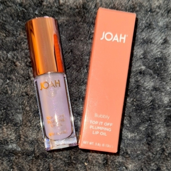 JOAH Top It Off Plumping Lip Oil - Purple NIB - Picture 10 of 13